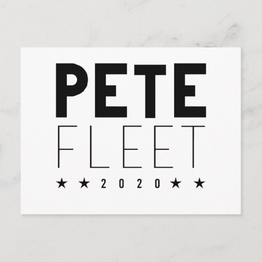 Pete Fleet 2020 ポストカード (正面)