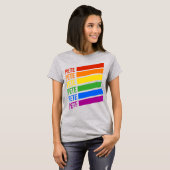 Pete LGBT レインボー Tシャツ (正面フル)