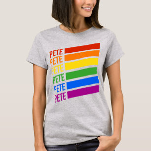 Pete LGBT レインボー Tシャツ