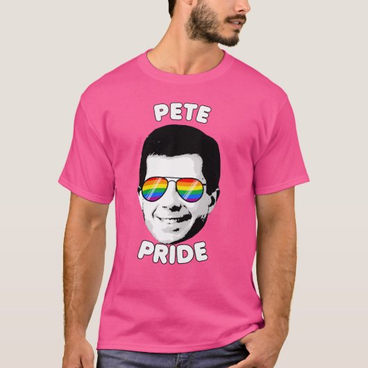 Pete Pride サングラス Tシャツ (正面)
