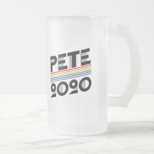 Pete Pride 2020 フロストグラスビールジョッキ (右)