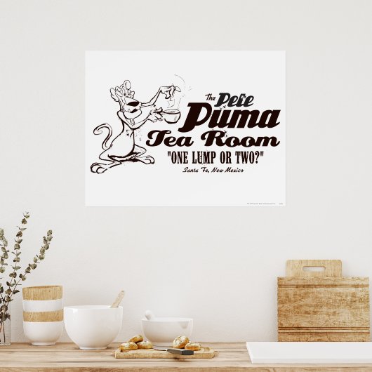 Pete Puma Tea Room 2 ポスター (キッチン)
