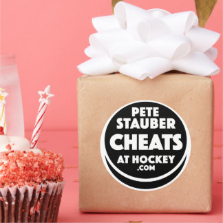 Pete Stauber Cheats At Hockey .com ステッカー