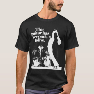 Pete Townshend The Who このギターはあと数秒で Tシャツ