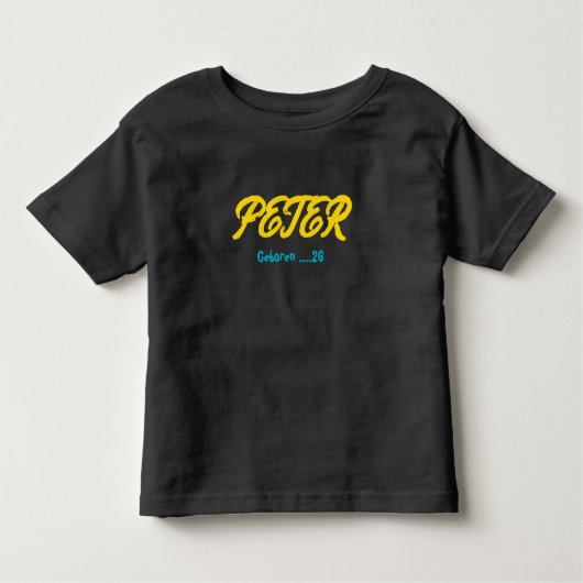 Peter トドラーTシャツ (正面)