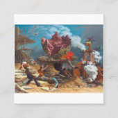 Peter Blume – 岩 スクエア名刺 (正面)