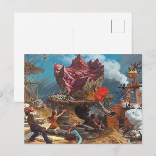 Peter Blume – 岩 ポストカード (正面/裏面)