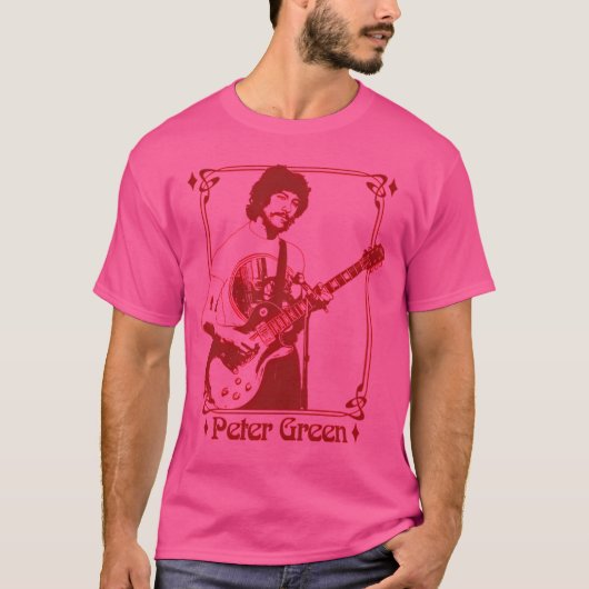 Peter Green ---レトロファンデザイン Tシャツ (正面)