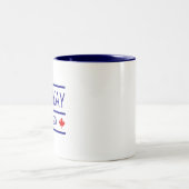 Peter macKay モダン 2020 Maple葉 Color ツートーンマグカップ (中央)