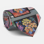 「peter max art」スタイルフレームフローラタイ ネクタイ (ロール)