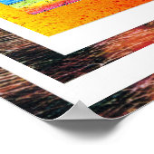 Peter Max style original signed acrylic painting ポスター (角)