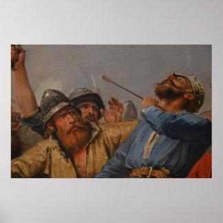 Peter Nicolai Arbo - The Battle of Stamford Bridge ポスター