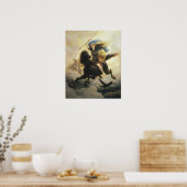 Peter Nicolai Arbo - Valkyrien ポスター (キッチン)