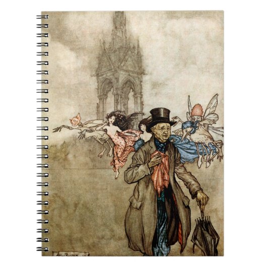 Peter Pan by Arthur Rackham ノートブック (正面)