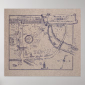 Peter Pan's Map of Kensington Gardens ポスター (正面)