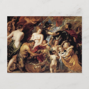 Peter Paul Rubens – 平和と戦争 ポストカード
