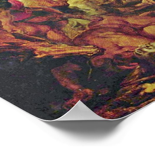 Peter Paul Rubens - Sennacheribの敗北 ポスター (角)