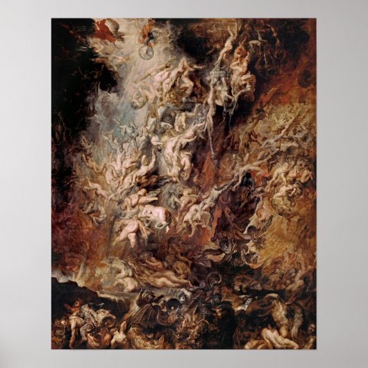 Peter Paul Rubens - The Damned (1620)ポストの秋 ポスター (正面)
