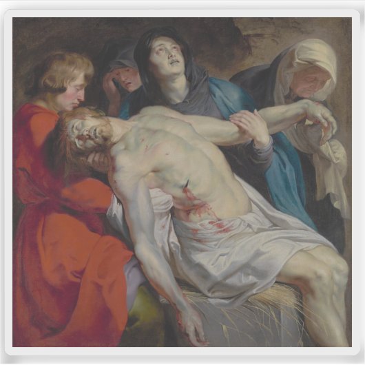 Peter Paul Rubens - The Entombment シール (正面)