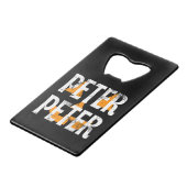 Peter Peter Fall Season Pumpkin クレジットカード栓抜き (裏面アングル)