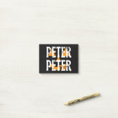 Peter Peter Fall Season Pumpkin ポストイット (デスク上)