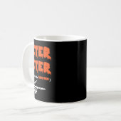 Peter Peter I'm With The Pumpkin Halloween Costume コーヒーマグカップ (正面左)