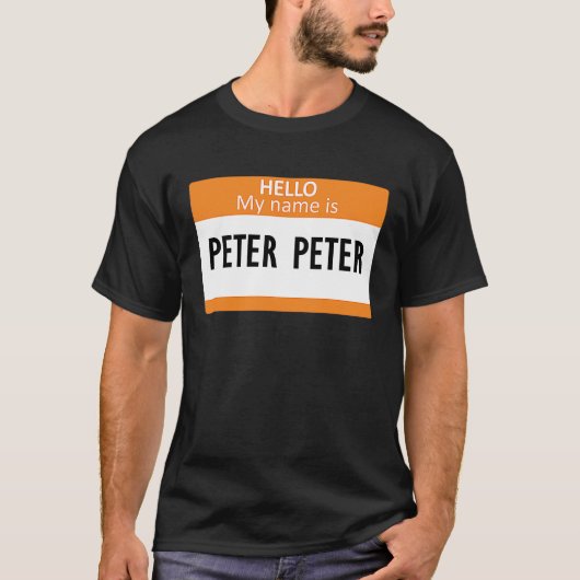Peter Peter Pumpkin Eater  Halloween couples costu Tシャツ (正面)