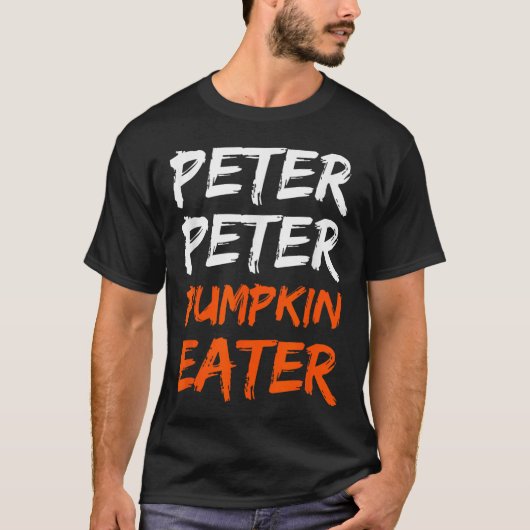 Peter Pumpkin Costume Eater Halloween  Tシャツ (正面)