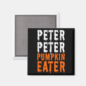 Peter Pumpkin Eater Halloween Costume Couple Men  マグネット (正面/裏面)