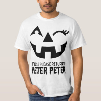 Peter Pumpkin Eater Halloween Couples Costume Wome Tシャツ