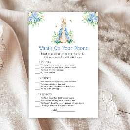 Peter Rabbitあなたの電話のベビーゲーム