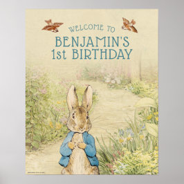 Peter Rabbit – 最初の誕生日歓迎ポスター ポスター
