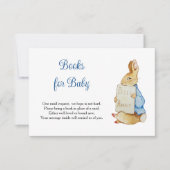 Peter Rabbit Baby Shower Books For Baby 出欠カード (正面)