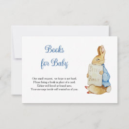 Peter Rabbit Baby Shower Books For Baby 出欠カード