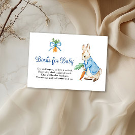 Peter Rabbit Baby Shower Books For Baby 出欠カード