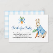 Peter Rabbit Baby Shower Books For Baby 出欠カード (正面/裏面)