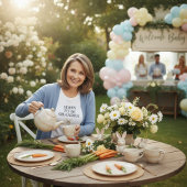 Peter Rabbit Baby Shower Hoppy To Be Grandma   トライブレンドＴシャツ