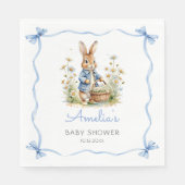 Peter Rabbit Baby Shower Napkins スタンダードランチョンナプキン (正面)