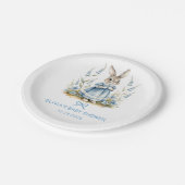 Peter Rabbit Baby Shower Paper Plates ペーパープレート (アングル)