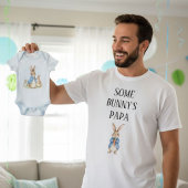 Peter Rabbit Baby Shower Some Bunny's Papa Dad Tシャツ