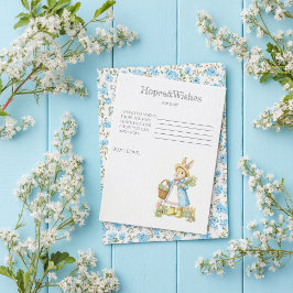 Peter Rabbit Baby Shower Spiel エンクロージャーカード