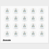 Peter Rabbit Baby Shower Sticker ラウンドシール (シート)