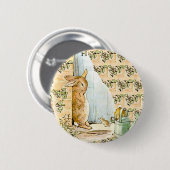 Peter Rabbit Beatrix Potter Doorway 缶バッジ (正面&裏面)