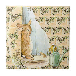 Peter Rabbit Beatrix Potter Doorway Ceramic Tile タイル
