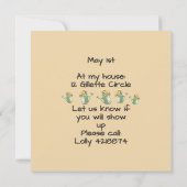 Peter Rabbit Beatrix Potter Doorway Invitation 招待状 (裏面)