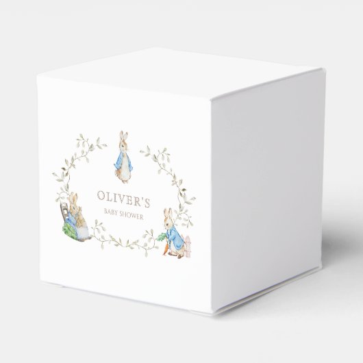 Peter Rabbit Beatrix Potter Greenery Watercolor フェイバーボックス (裏面サイド)