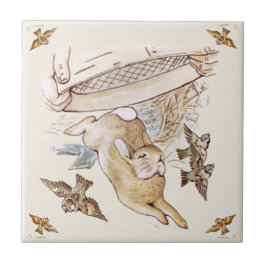 Peter Rabbit Beatrix Potter McGregor Ceramic Tile タイル