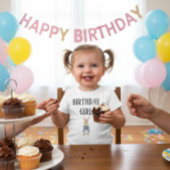 Peter Rabbit Birthday Girl Baby Matching Family ベビーTシャツ