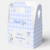 Peter Rabbit Blue Baby Shower フェイバーボックス (オープン)