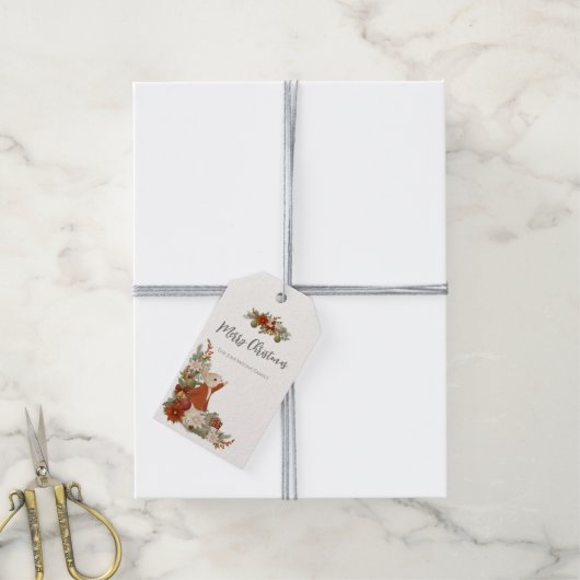 Peter Rabbit Christmas ギフトタグ (より糸付き)